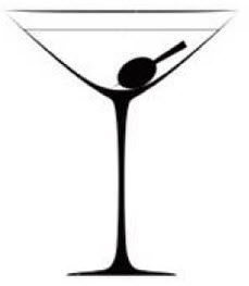 Cocktail glass icon for event spaces